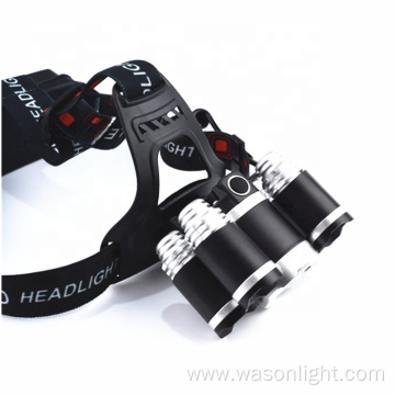 Facoty competitive price most powerful 1500 Lumens rechargeable headlamp led headlight flashlight 4 modes XML -T6 with red light